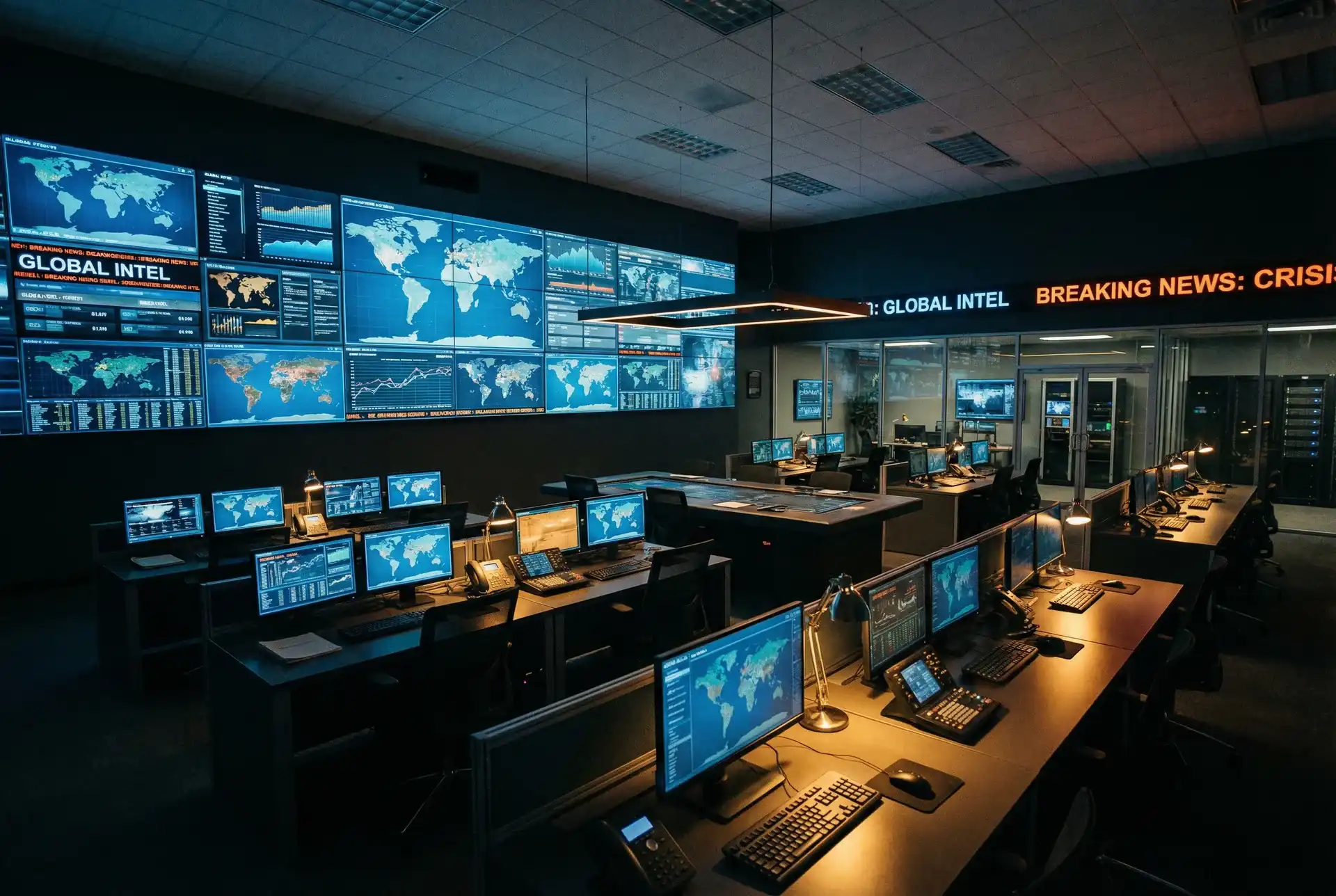 今日吃瓜 - 情报分析中心全景